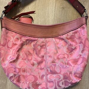 vintage pink coach bag